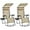 Beige, variant on REKHH Outdoor Zero Gravity Chair Foldable Recliner Adjustable Patio Lounge with Canopy Shade, Side Cup Holder Tray, Carry Strap for Garden Beach Lawn Deck Beige/1