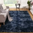 thumbnail image 2 of Navy Area Rug for Bedroom, Extra Large 9' x 12'Rugs Shag Rugs for Living Room Furry Rugs for Girls Boys Room Shaggy Rug for Kids Baby Room Home Decor Rug Carpets, Dark Navy, 2 of 9