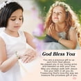 thumbnail image 2 of To My Daughter/Granddaughter/Niece Bracelet, Birthday Back to School Graduation Christmas Gifts for Girls, 2 of 5