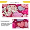 thumbnail image 2 of Puzzles for Adults 500 Pieces - Valentine's Day Heart Jigsaw Puzzle Family Game Intellective Toys Wall Art Work for Educational Gift Home Decor, 2 of 7