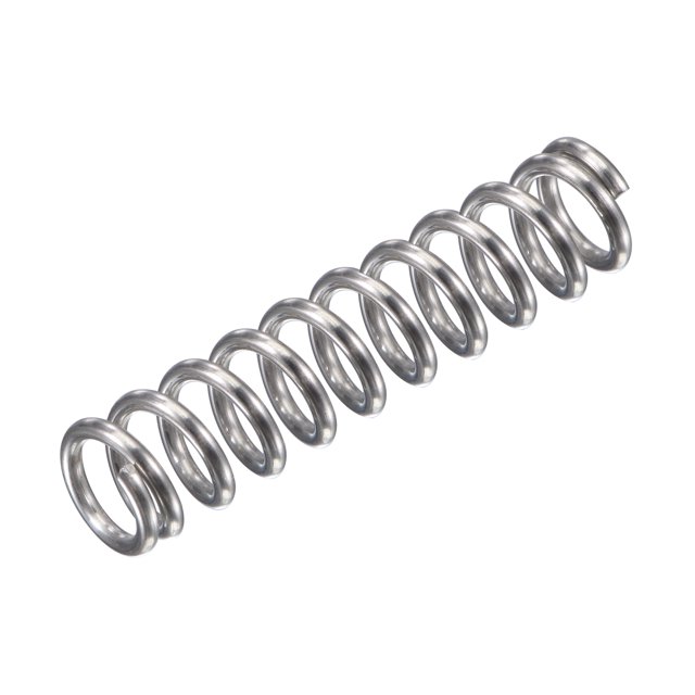 Unique Bargains Ressort de Compression en Acier Inoxydable 304 8mmx1.2mmx35mm Capacité de Charge 61.8N, 15 Pcs