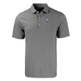 thumbnail image 2 of Men's Cutter & Buck  Black/White Citadel Bulldogs Forge Eco Double Stripe Stretch Recycled Polo, 2 of 3