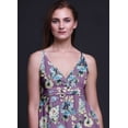 thumbnail image 4 of Bimba Robe Longue d'Été Sans Manches à Imprimé Teinture sur Nœuds Florale pour Femme, Décontractée, Maxi, de Plage - Grand, 4 of 5