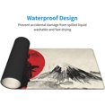 thumbnail image 4 of Japanese Cherry Blossom Samurai Gaming Mouse Pad 31.5x11.8inch, Non-Slip Computer Mouse Pad Waterproof Keyboard Pad, 4 of 6