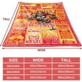 thumbnail image 6 of Red Kingdom Throw Blanket, Super Cozy Football Style Blanket Gifts for Men Women Fans, Football Team Travel Blanket for Sofa Bed Chair 60"x50", 6 of 6