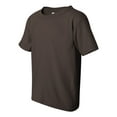 thumbnail image 2 of Youth Heavy Cotton Multi Color T-Shirt Color Dark Chocolate Small Size, 2 of 4