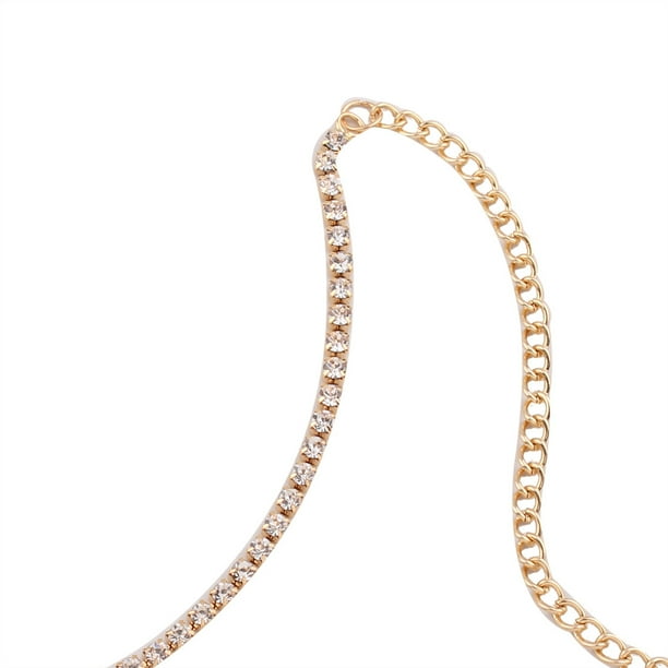 Thin sparkly choker sale