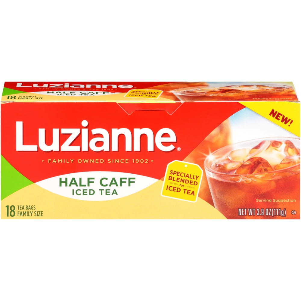 Luzianne, Half-Caff Tea, Bags 18 ct. - Walmart.com - Walmart.com