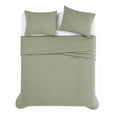 thumbnail image 5 of Brooklyn Loom Woven Texture Green Twin/Twin XL 2 Piece Comforter Set, Solid Color Themed, Oeko-TEX Certified Confidence, 5 of 9