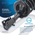 thumbnail image 3 of Detroit Axle - 2 Front Struts for 2001-2007 Dodge Grand Caravan Chrysler Town & Country 2001-2003 Voyager, Complete Struts with Coil Spring 2002 Shock, 3 of 7