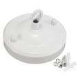thumbnail image 4 of TISHITA Ceiling Rose Ceiling Light Iron Hook Lamp Ceiling Lamp Ceiling Pendant Lamp Disc white, 4 of 7