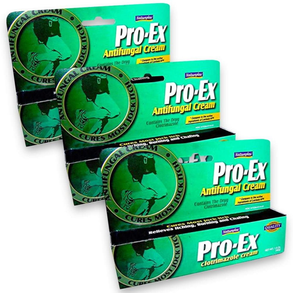 ProEx Antifungal Cream 3 tube pack 1.5oz tube