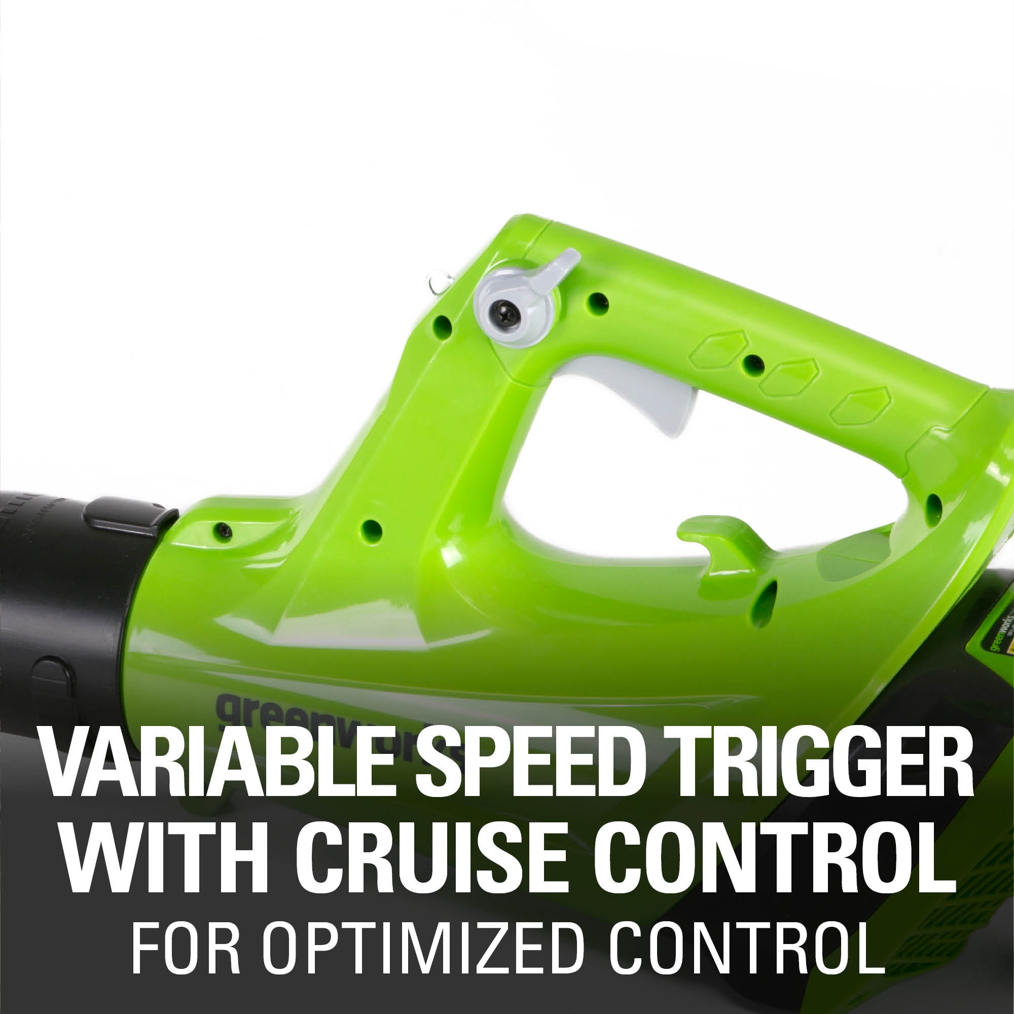 Greenworks 9 Amp 530 Cfm at 130 mph Corded Electric Axial Leaf Blower 2400902