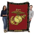 thumbnail image 1 of Emblema del Cuerpo de Marines de EE. UU., 72 x 54 cm, de Pure Country Weavers, 1 of 9