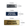 thumbnail image 6 of Signs ByLITA Serving Platters Sign (Black) - Medium, 6 of 7