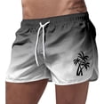 thumbnail image 3 of Kcolen Men's Swim Trunks Quick Dry Bathing Suit Swimming Board Shorts Hawaiian Beach Swimwear with Pockets, 3 of 5