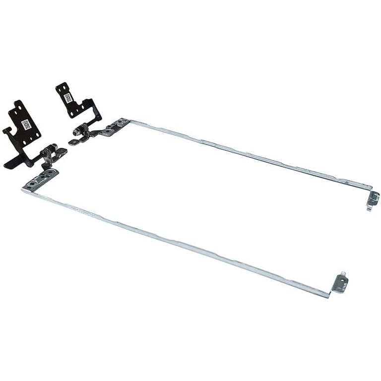 CyanWind LCD Back Cover Bezel Hinges Set Silver for HP 15-dw