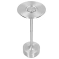 thumbnail image 2 of Lámpara de mesa LED recargable, 16 colores, portátil, moderna, de metal, RGB, con control remoto, para sala de estar, oficina, color plateado, 2 of 14