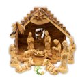 thumbnail image 3 of Christmas Nativity Set From The Holy Land |Large Wooden Nativity Scene For The Holiday Season | Wooden Manger Scene For Christmas Decoration, 3 of 5