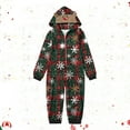thumbnail image 2 of Penkiiy Family Christmas Onesies Matching Sets Pajamas Holiday Cute Print Pjs Hoodie Fleece Sleepwear for Couple and Kids 8 Years Multicolor, 2 of 5