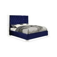 thumbnail image 3 of Lexi Navy Velvet Queen Bed-Color:Navy Velvet,Style:Contemporary, 3 of 3