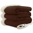 thumbnail image 3 of Biddeford Blankets Micro Mink and Sherpa Heated Blanket, 3 of 4