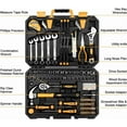 thumbnail image 3 of 158 Piece Tool Set-General Household Hand Tool Kit,Auto Repair Tool Set, with Plastic Toolbox Storage Case, 3 of 7