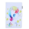 thumbnail image 2 of SaniMore Wallet Case for Samsung Galaxy Tab A8 Case 10.5" 2022 SM-X200/X205, PU Leather Case Auto Wake/Sleep Card Holder Kickatnd Anti-slip Strip Shockproof TPU Backplane Fashion Case, Baby Unicorn, 2 of 8