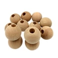 thumbnail image 2 of Cuenta redonda de madera natural.,cuentas de madera,Cuentas espaciadoras,Cuentas sueltas,Fabricación de joyas,cuentas redondas,Hallazgos de amuletos,Cuenta de madera natural., 2 of 6