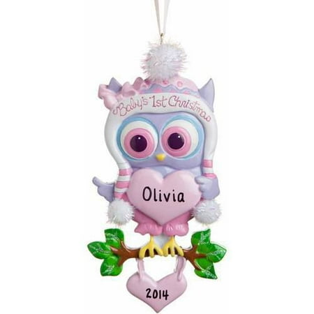 Personalized Owl Baby Girl First Christmas Ornament - Walmart.com Personalized Owl Baby Girl First Christmas Ornament - Personalized Owl Baby Girl First Christmas Ornament - Walmart.com