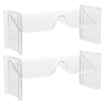 thumbnail image 4 of Miangastore Sunglasses Holder Transparent 2Pcs Space Saving Easy Access, 4 of 8