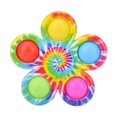 thumbnail image 1 of Divertido Tie Dye Simple Fidget Spinner dedo empuje burbuja mano Spinner para TDAH ansiedad alivio del estrés recuerdo de fiesta sensorial para niños, 1 of 6