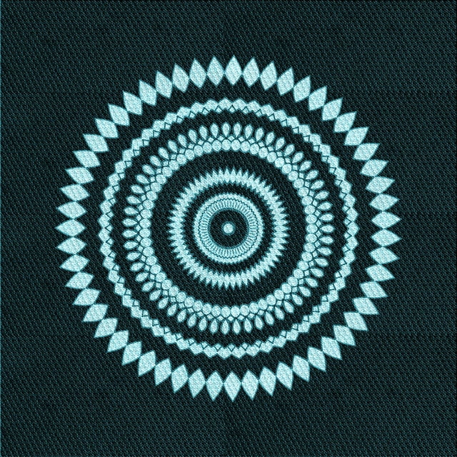 Ahgly Company Machine Washable Indoor Square Transitional Deep-Sea Green Area Rugs, 4' Square