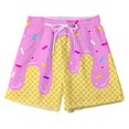 thumbnail image 3 of WILLBEST Conjunto de Camiseta y Pantalones Cortos de Manga Corta con Estampado para Hombre, Informal, de Verano, Transpirable, Cómodo, para Playa, Estilo Tropical, 3 of 6