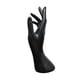 thumbnail image 3 of Maniquí de mano modelo soporte para exhibición de joyería tiendas de mesa portátiles ligeras Negro, 3 of 8