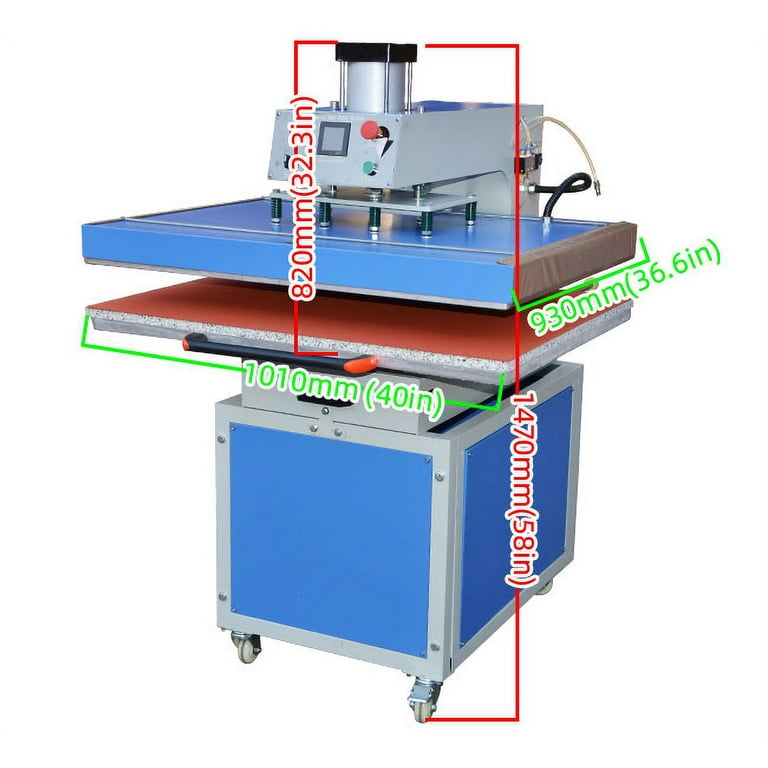 Single Platen Pull out Pneumatic Heat Press Machine for Tshirt Cotton Nylon  - China Tshirt Heat Press Machine, Heat Press Machine Price