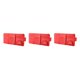 thumbnail image 5 of Kenally Bolsa para parasol de coche, bolsa con cremallera para anteojos, RV, remolque, boletos, llave, estuche de almacenamiento para teléfono móvil, Rojo 3piezas Kenally  CBP227290, 5 of 6