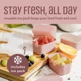 thumbnail image 6 of COOK WITH COLOR Snack Container with Ice Pack, Food Storage Containers, Meal Prep Containers, Pink, 6 of 9