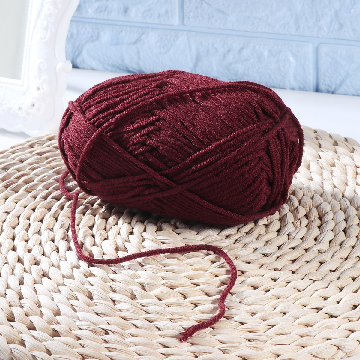 Mainstays 100% Cotton Yarn Daylily Pink 3.5oz 180yds Worsted