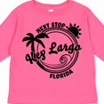 thumbnail image 4 of Inktastic Next Stop Key Largo, Florida Boys or Girls Long Sleeve Toddler T-Shirt, 4 of 5