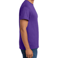thumbnail image 4 of Hanes Men's Short Sleeve T-Shirt, Ecosmart Crewneck Shirt Casual Purple Single Tees, Size M, 4 of 5