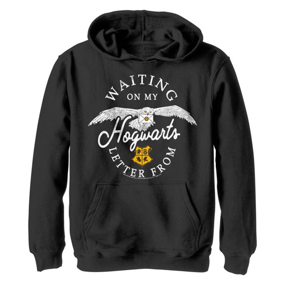 Boy's Harry Potter Waiting for My Hogwarts Letter Pull Over Hoodie