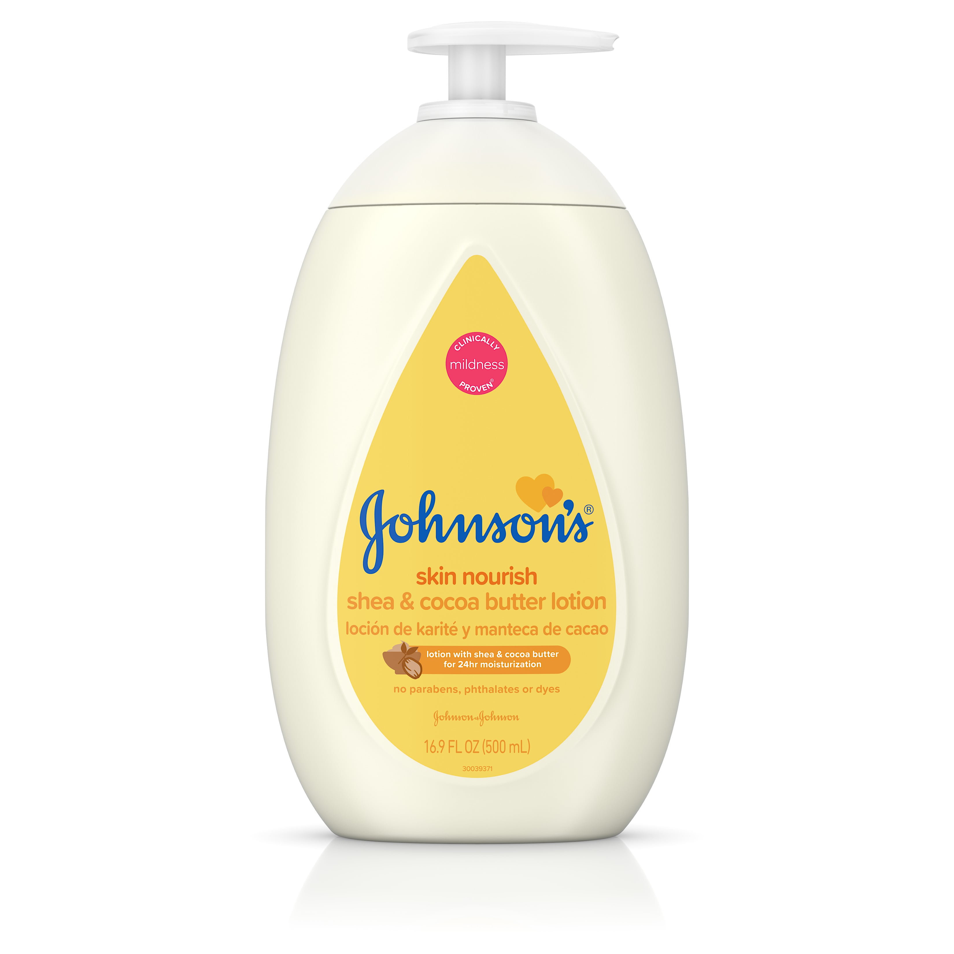 Johnson's Moisturizing Baby Lotion with Shea & Cocoa Butter, 16.9 fl oz