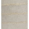 thumbnail image 2 of Ox Bay Sindy 20" x 20" Beige Shag Striped Cotton Adult Decorative Throw Pillow, 2 of 10