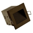 thumbnail image 2 of NICOR Lighting Modern LED Square Step Light, Oil-Rubbed Bronze (STQ-10-120-OB), 2 of 8