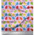 thumbnail image 1 of Soimoi Velvet Fabric Egg Easter Fabric Prints by Yard 58 Inch Wide, 1 of 1