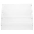 thumbnail image 1 of Exhibidor de tarjetas coleccionables: Estante de mesa de plástico transparente de 4 niveles para tarjetas deportivas de béisbol, baloncesto, fútbol y otros deportes, incluyendo broches y pines., 1 of 8