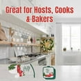 thumbnail image 3 of Christmas House “Have Yourself a Merry Little Christmas” Oven Mitt and Pot Holder Set with BONUS LaPrima Morceau Bonbon – Red Truck and Barn Farmhouse Holiday Kitchen Set, 3 of 6
