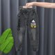 thumbnail image 1 of Grandes ofertas Jeans para niñas adolescentes niños 3-6Yrs alta calidad pintura de grafiti imprimir pantalones casuales con un Arco Iris dibujos animados pantalones 110 Gao Jinjia LED, 1 of 2