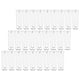 thumbnail image 2 of 30 ganchos de 4 puntas para cortinas, de acero inoxidable, para colgar cortinas plisadas., 2 of 7